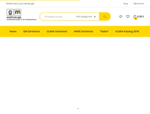 Tablet Screenshot of gm-werkzeuge.de